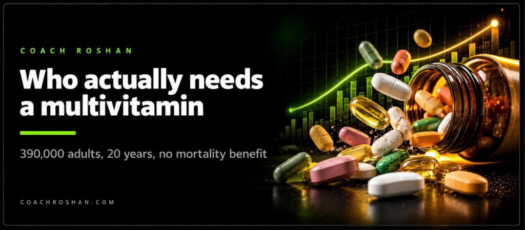 Who needs a multivitamin and who does not, by pharmacist Coach Roshan